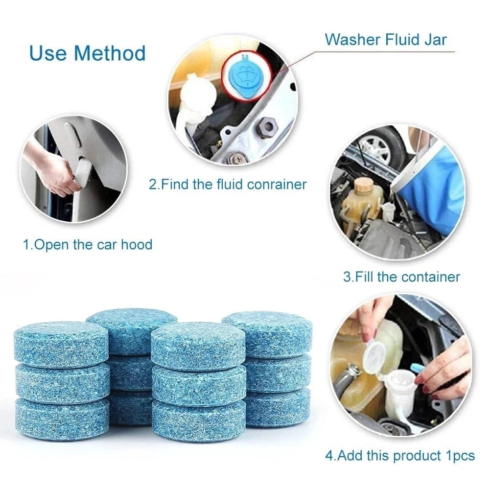 Tablettes Effervescentes Pour Pare-Brise Auto